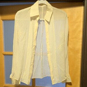 Valentino Women's White Button Down Shirt